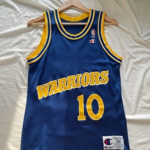 Vintage Warriors Champion Tim Hardaway Jersey Sz 36 Men S
